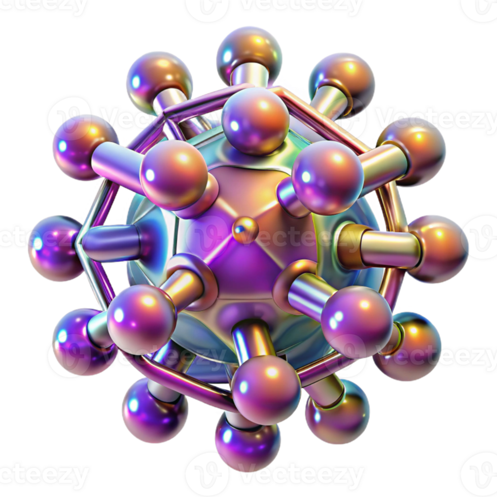 impressive traditional A swarm of nanobots forming complex geometric shapes in zero gravity, illuminated by a shifting, multicolored light source. Style abstract art professional png