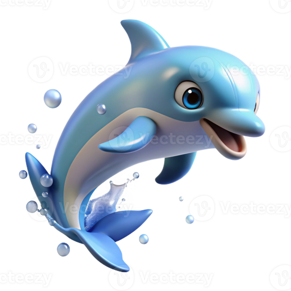 wonderful minimalist A playful dolphin leaping out of the ocean, droplets of water sparkling in the sunlight, in a joyful, energetic style 4K png