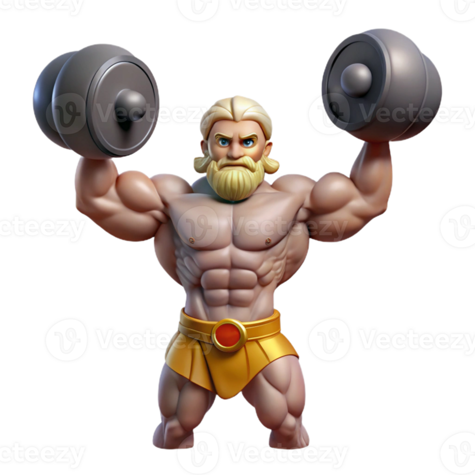 impressive rustic A powerful titan holding up the heavens, straining under the weight. Dramatic lighting, muscular physique. Classical style high quality png