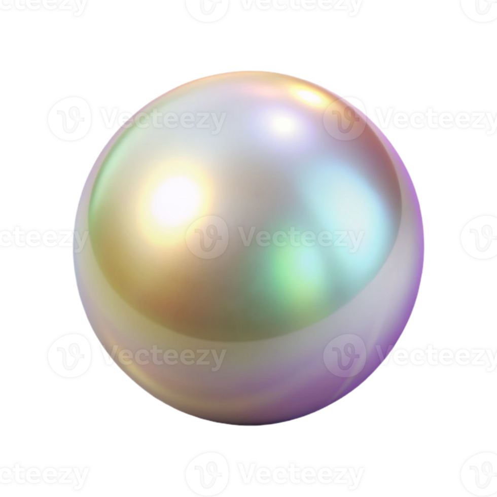 elegant modern A single, perfect pearl, iridescent sheen, soft lighting high resolution png
