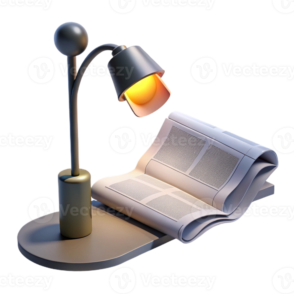 beautiful rustic A discarded newspaper blowing down a deserted street, illuminated by a single streetlamp. Urban loneliness style, dramatic lighting authentic png