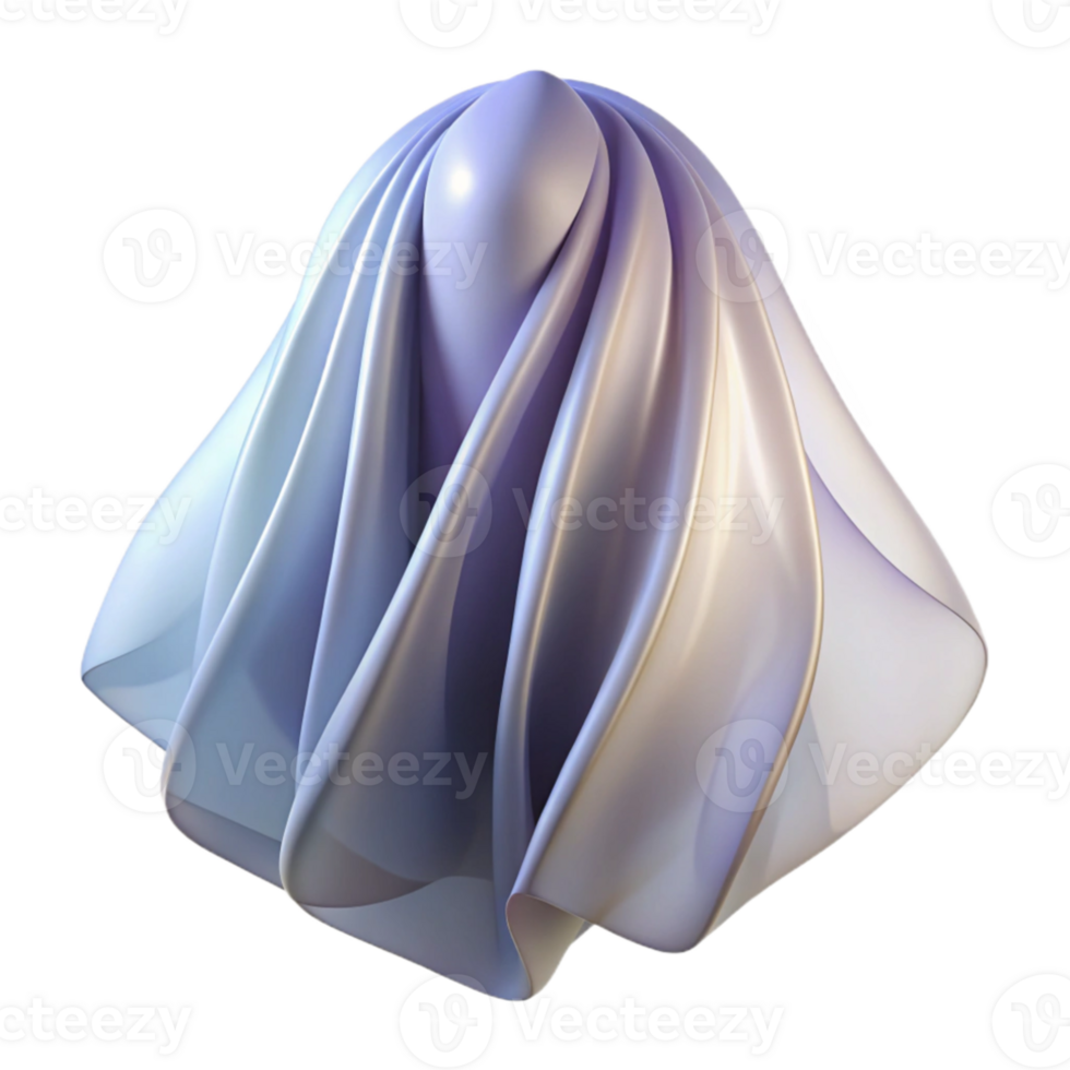 elegant traditional A series of overlapping, translucent veils, creating a soft, ethereal glow, in a minimalist, abstract style professional png