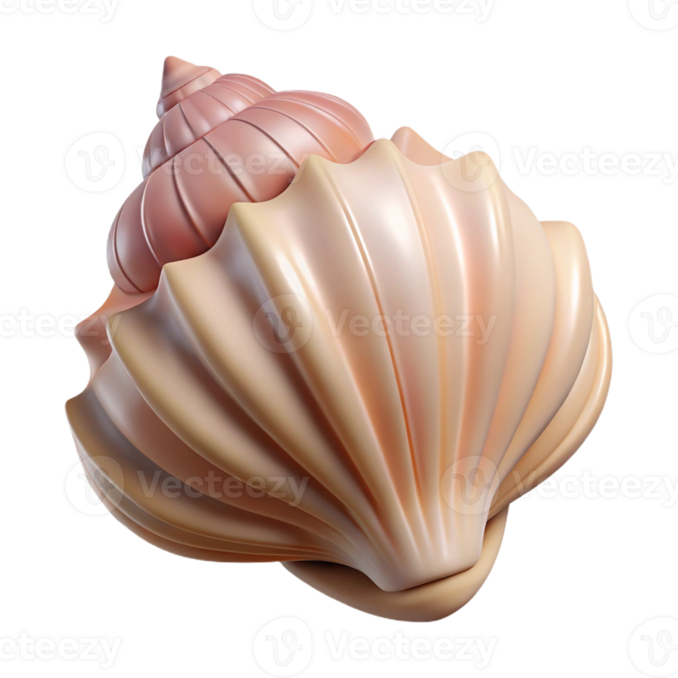 dramatic contemporary A close-up of a seashell, intricate details, soft, beach light, textured, natural style professional png