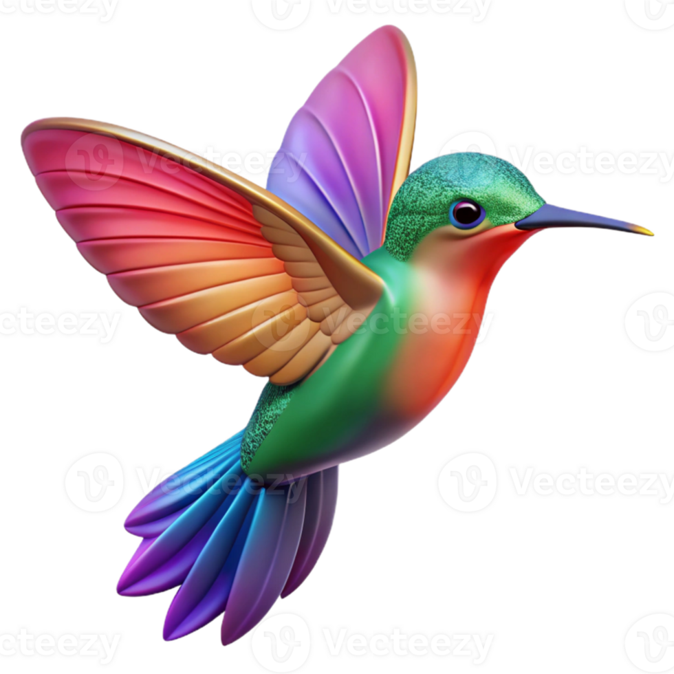 beautiful vintage A close-up of a hummingbird hovering near a flower, vibrant colors, motion blur, nature photography genuine png