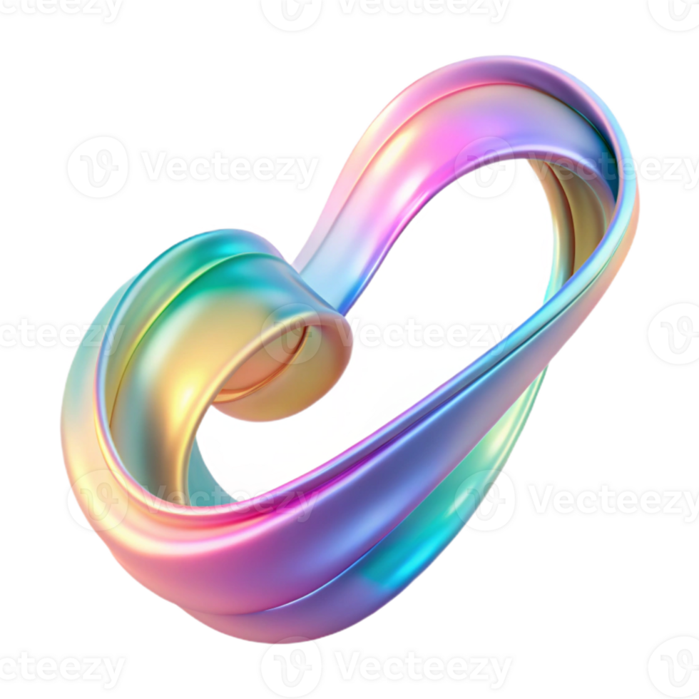 beautiful abstract Dynamic, flowing ribbons of light, in a spectrum of pastel hues, creating a sense of motion and energy, with a soft focus effect exclusive png