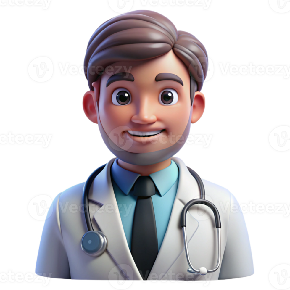 dramatic traditional Portrait of a dedicated doctor with a stethoscope and a compassionate expression, lit by the soft glow of a hospital room, in a medical photography style genuine png