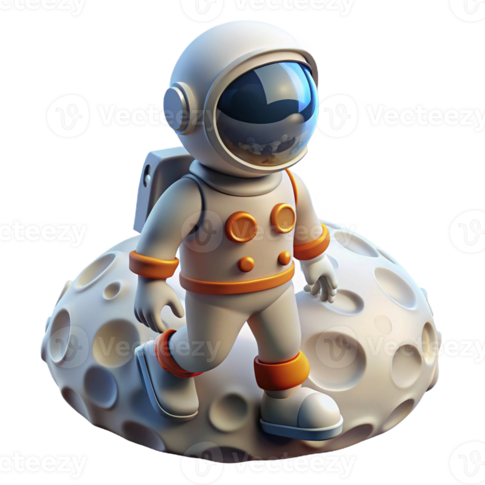 dramatic classic An astronaut walks on the moon, bright, stark lighting, photographic style genuine png
