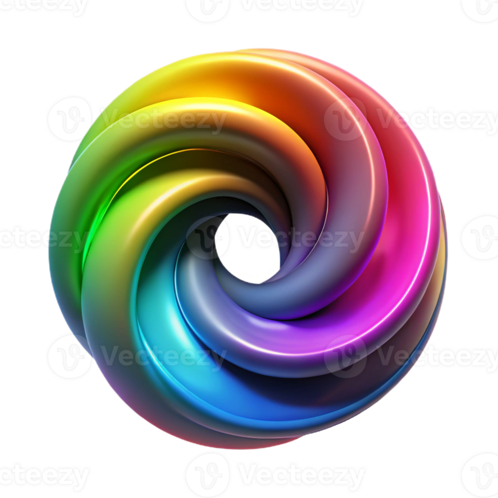 impressive artistic A swirling vortex of rainbow-colored smoke, illuminated by a black light, Abstract Photography style genuine png
