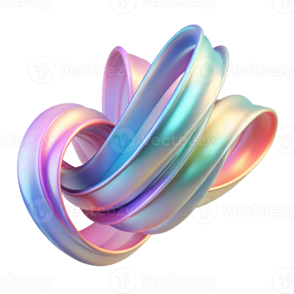 impressive creative Dynamic, flowing ribbons of light, in a spectrum of pastel hues, creating a sense of motion and energy, with a soft focus effect professional png