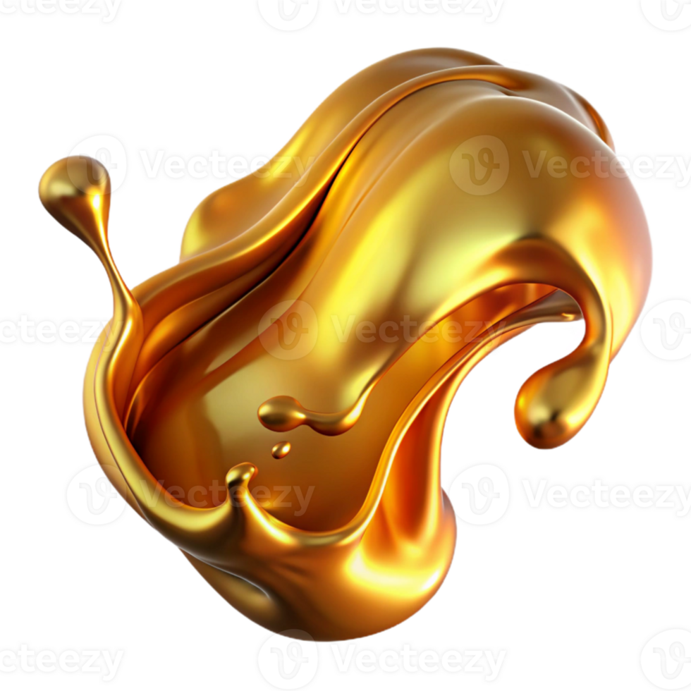 stunning classic A cascade of flowing liquid metal, resembling molten gold, with a warm, glowing light, in a fluid simulation style high quality png