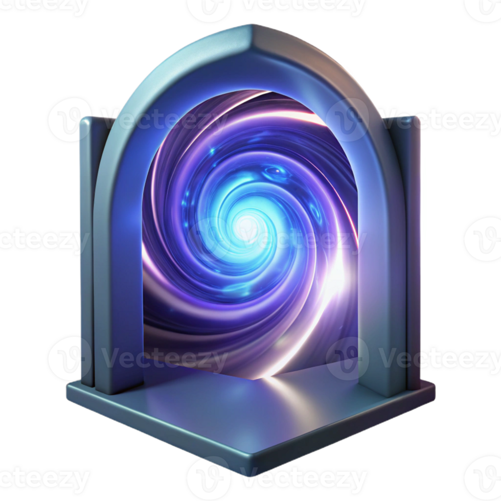 stunning traditional A portal opening to another dimension, swirling energy and light, mysterious and otherworldly, abstract art style exclusive png