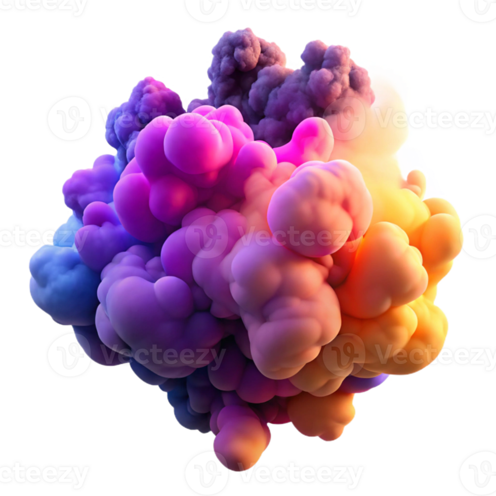 vibrant traditional A cloud of colorful smoke, swirling and billowing in a dynamic, fluid motion, illuminated by backlighting, creating a sense of mystery and intrigue premium png