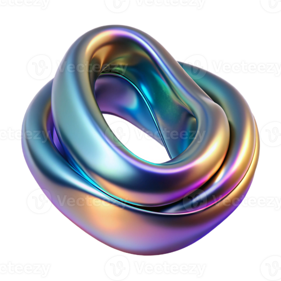 beautiful classic A fluid, amorphous shape, morphing and transforming in a continuous loop, with a metallic texture and iridescent colors, illuminated by dynamic lighting premium png