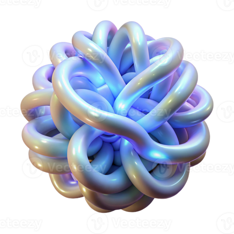 magnificent abstract Intertwined, bioluminescent tendrils of light, forming intricate patterns against a dark void, with a soft, diffused glow and a surreal, organic style genuine png