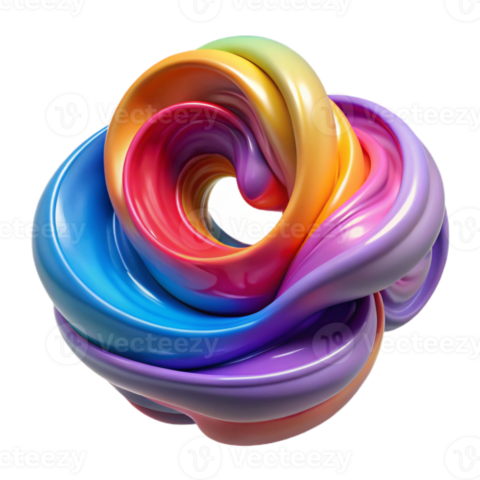 beautiful minimalist A swirling mass of colorful paint, blending and merging in a fluid, organic motion, in an abstract expressionist style detailed png