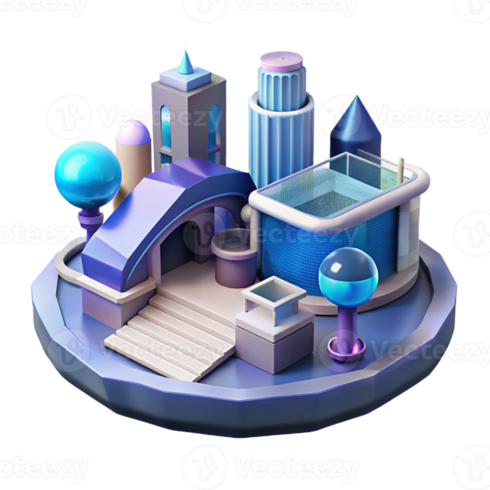 wonderful vintage Metaverse architecture, virtual reality environment, interactive design, futuristic structures, digital world exclusive png