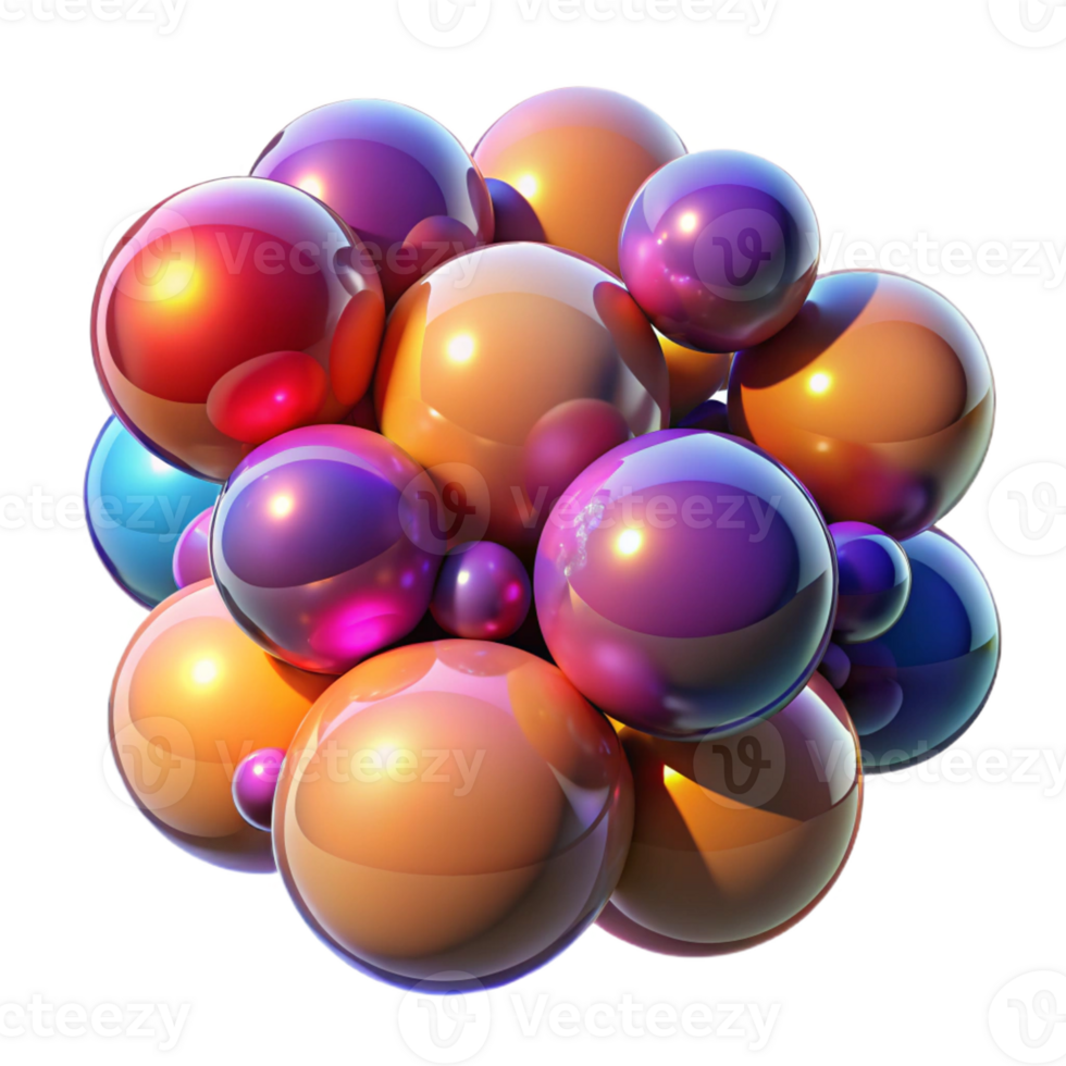 magnificent vintage A field of glowing orbs, each with a unique color and intensity, creating a sense of depth and dimension. Abstract expressionist style detailed png
