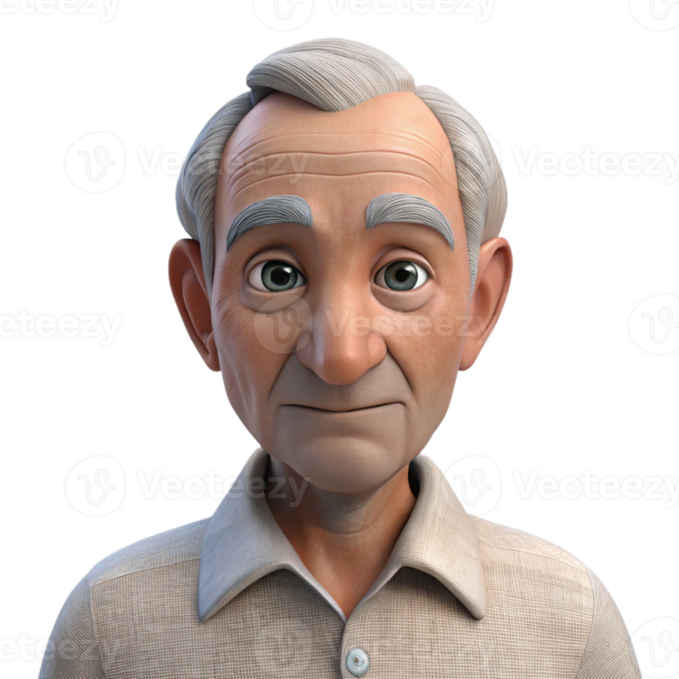 serene modern Portrait of an elderly man with a weathered face and kind eyes, wearing a simple linen shirt. Soft, natural lighting. Style charcoal sketch detailed png
