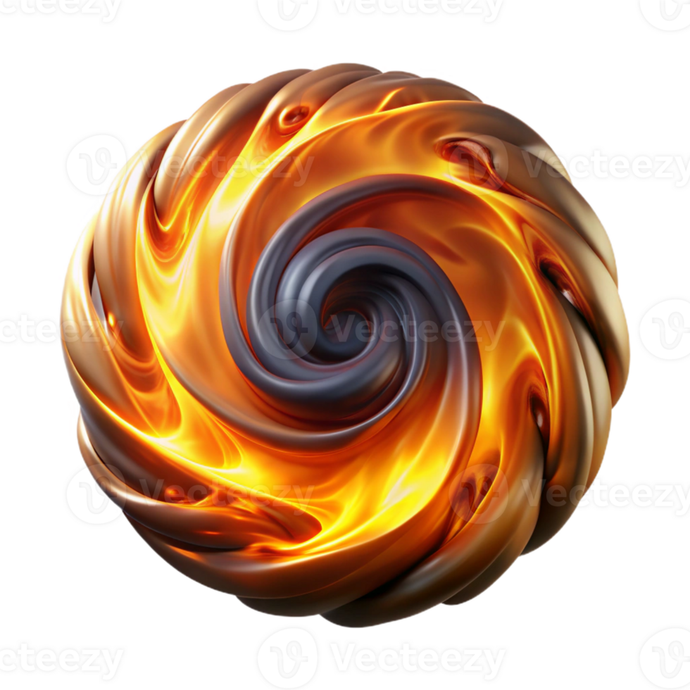 extraordinary vintage A dynamic, swirling vortex of fire and smoke, rendered in a dramatic, high-contrast style. Bright, intense lighting genuine png