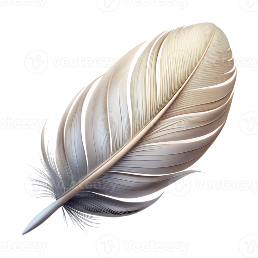serene creative A close-up of a feather, delicate and intricate, soft lighting, studio photography exclusive png