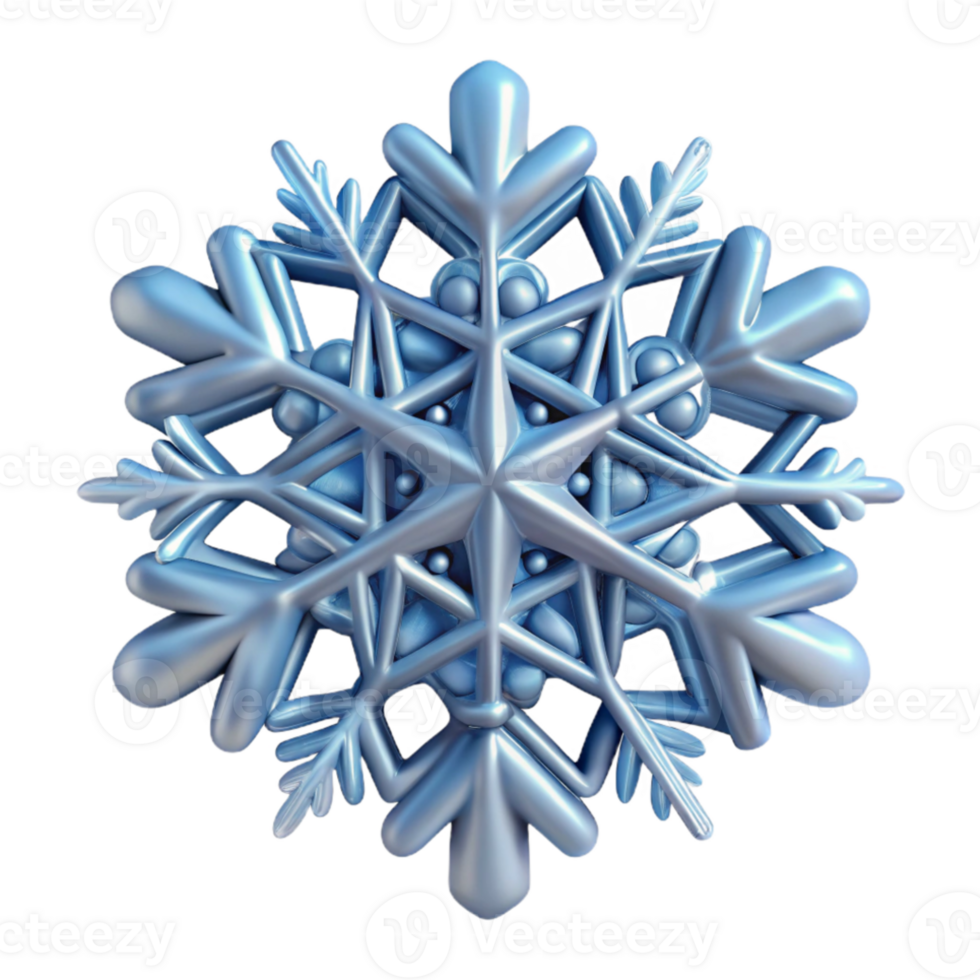 vibrant abstract A single, perfect snowflake, intricate detail, crystalline structure, macro photography style genuine png