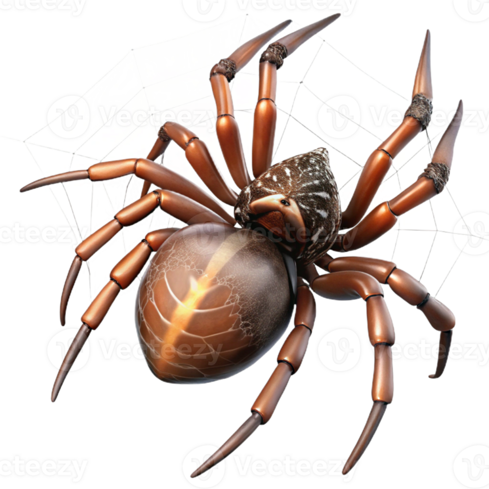 stunning minimalist A close-up of a spider spinning a web, intricate details, delicate threads, macro photography high resolution png