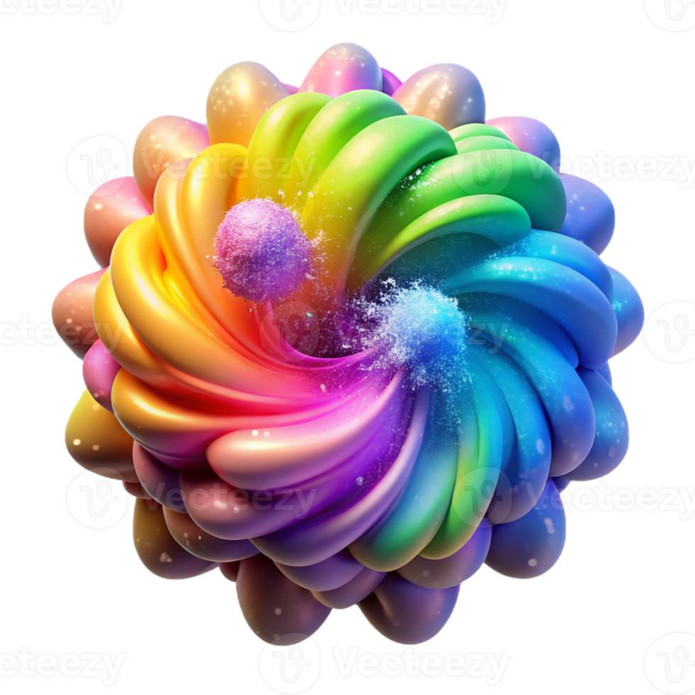 magnificent contemporary A swirling mass of vibrant, rainbow-colored particles, resembling a cosmic dust cloud, illuminated by a bright, supernova-like explosion. Style Psychedelic detailed png