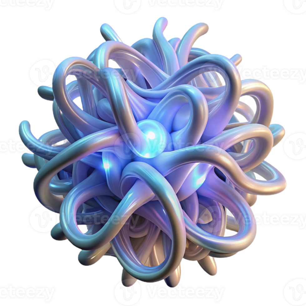 stunning contemporary Intertwined, bioluminescent tendrils of light, forming intricate patterns against a dark void, with a soft, diffused glow and a surreal, organic style authentic png