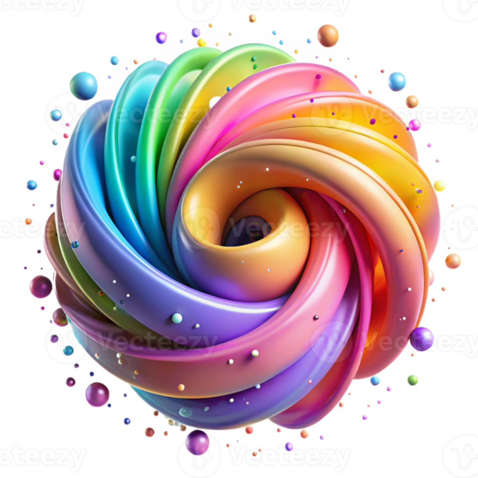 magnificent creative A field of colorful particles, swirling and dancing in a chaotic yet harmonious pattern, illuminated by a soft, ambient light, with a bokeh effect detailed png