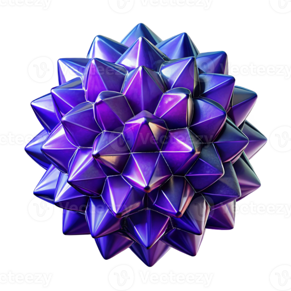 magnificent abstract Intricate fractal patterns in shades of deep violet and electric blue, resembling shattered glass, with a dramatic chiaroscuro lighting genuine png