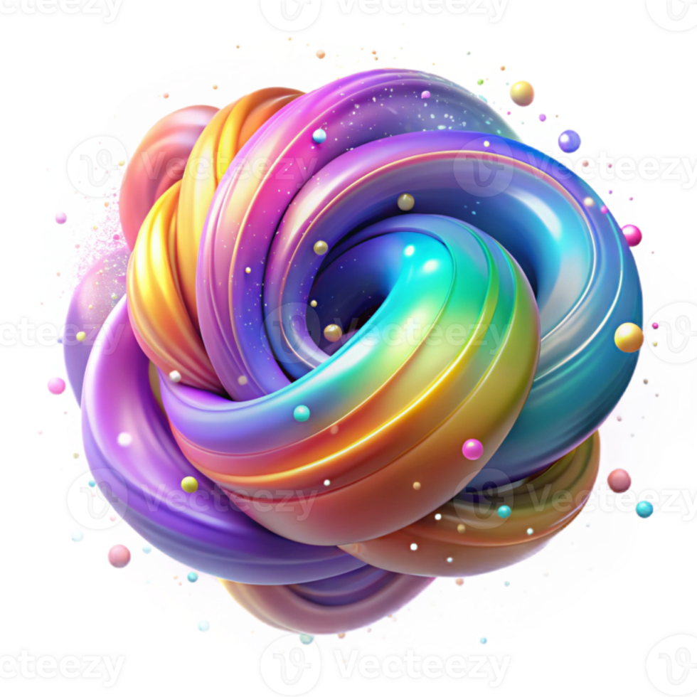 serene minimalist A field of colorful particles, swirling and dancing in a chaotic yet harmonious pattern, illuminated by a soft, ambient light, with a bokeh effect authentic png