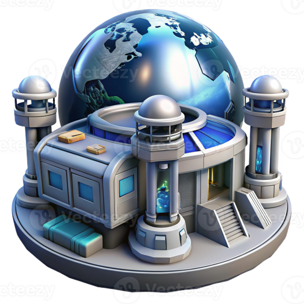 extraordinary traditional Sci-fi space station, modular design, docking bays, earth in the background remove background, futuristic architecture, 8k, original png