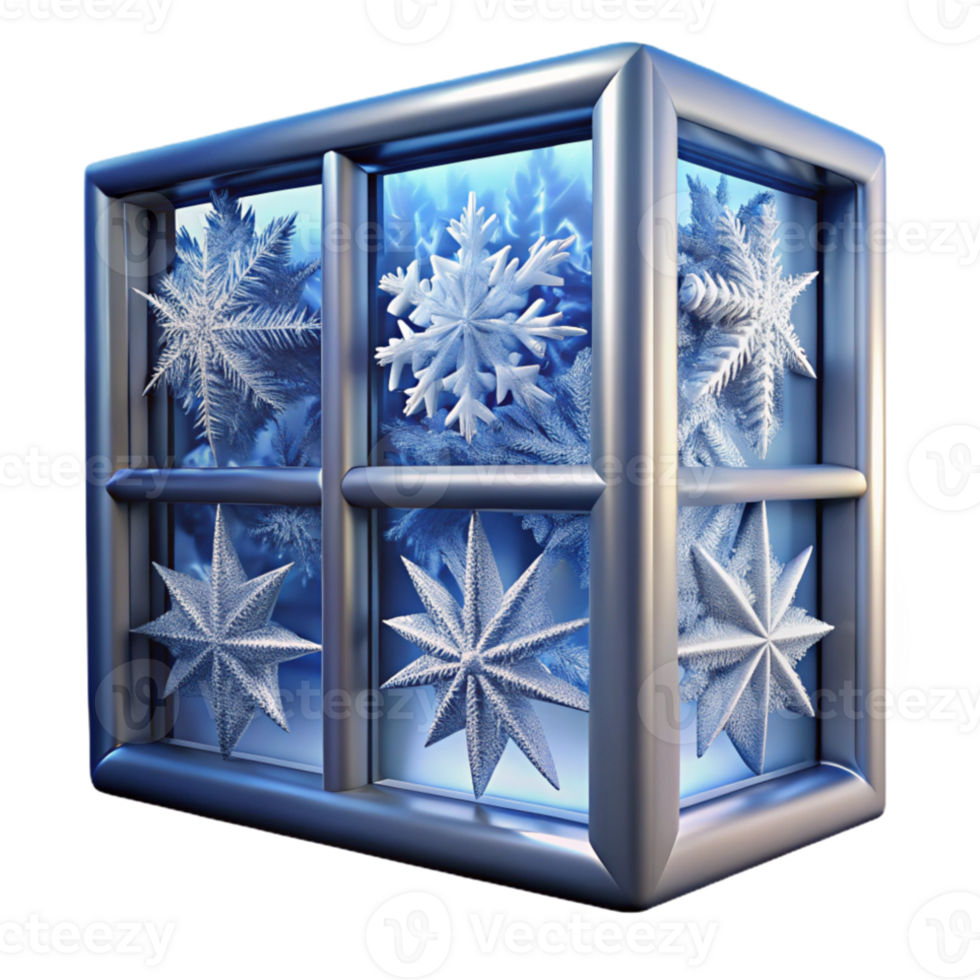 elegant classic A close-up of frost crystals on a windowpane, intricate patterns, wintery lighting original png
