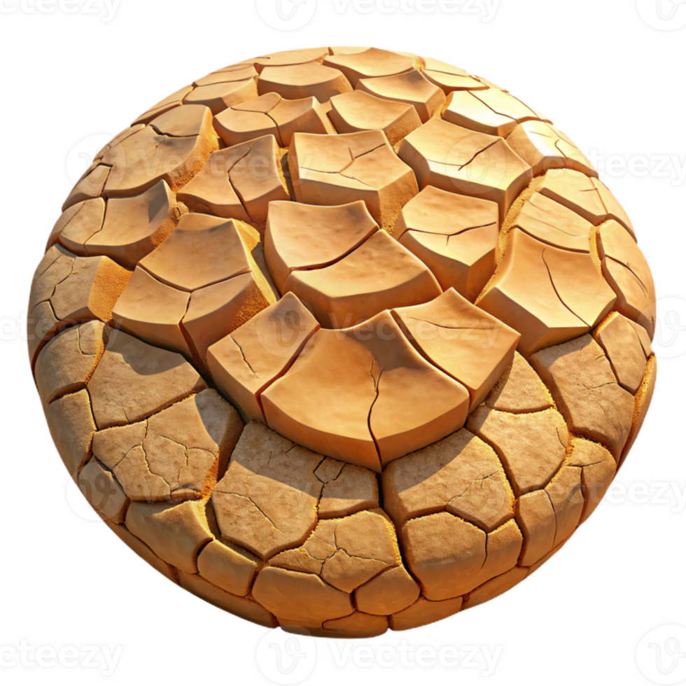 impressive rustic A cracked desert floor, parched earth, harsh sunlight, realistic texture detailed png