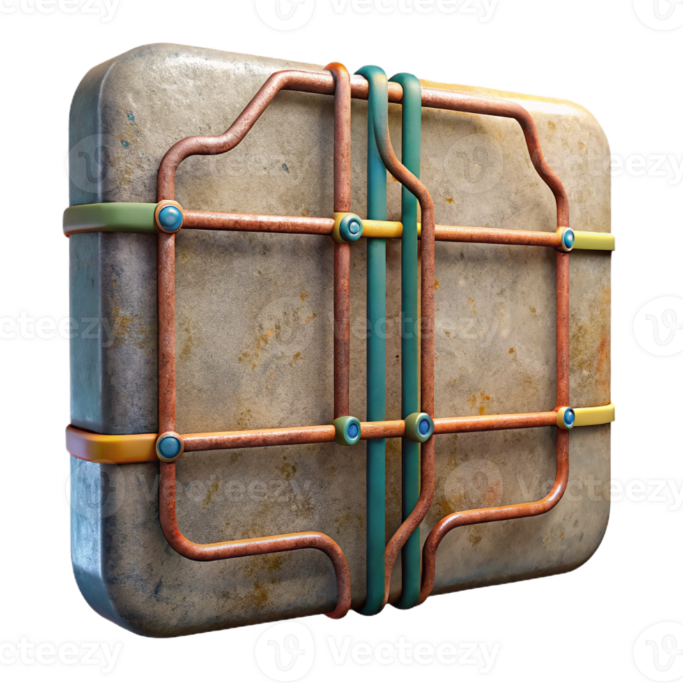 extraordinary rustic A close-up of a weathered subway map, with intricate lines and faded colors. Urban navigation style, soft lighting 4K png