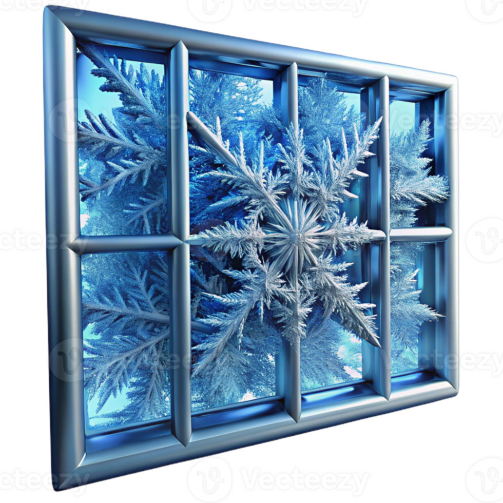 wonderful rustic A close-up of frost on a windowpane, intricate patterns, cold lighting, macro photography professional png