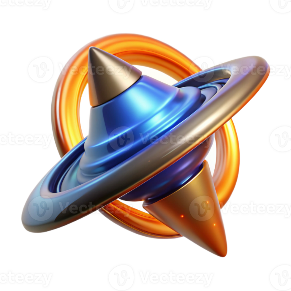 serene rustic A sleek, triangular starship pierces a swirling wormhole, vibrant orange and blue energy trails, hyperrealistic style, dramatic lighting high quality png