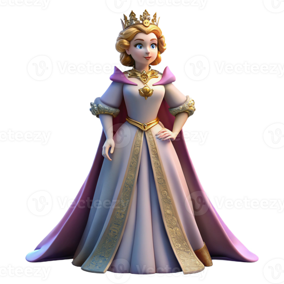 wonderful creative elegant artistic Portrait of a Majestic Queen with an Elabo high quality png