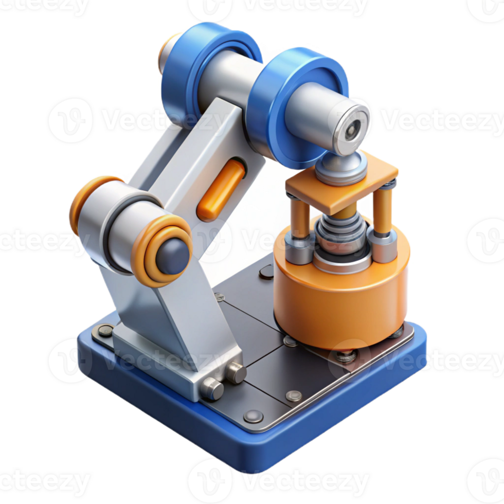 wonderful vintage extraordinary modern A Robotic Arm Assembling a Microchip Pre exclusive detailed png