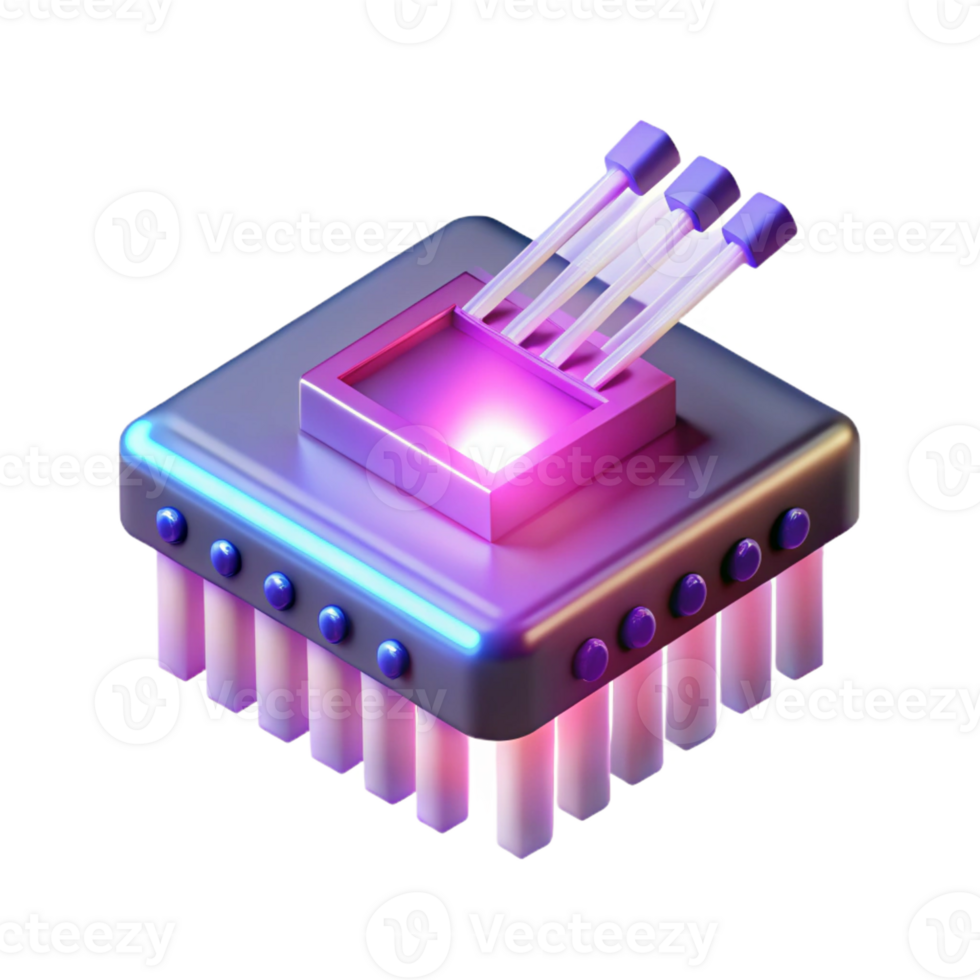 beautiful modern beautiful minimalist A Single Microchip Emitting Binary Code A genuine 4K png