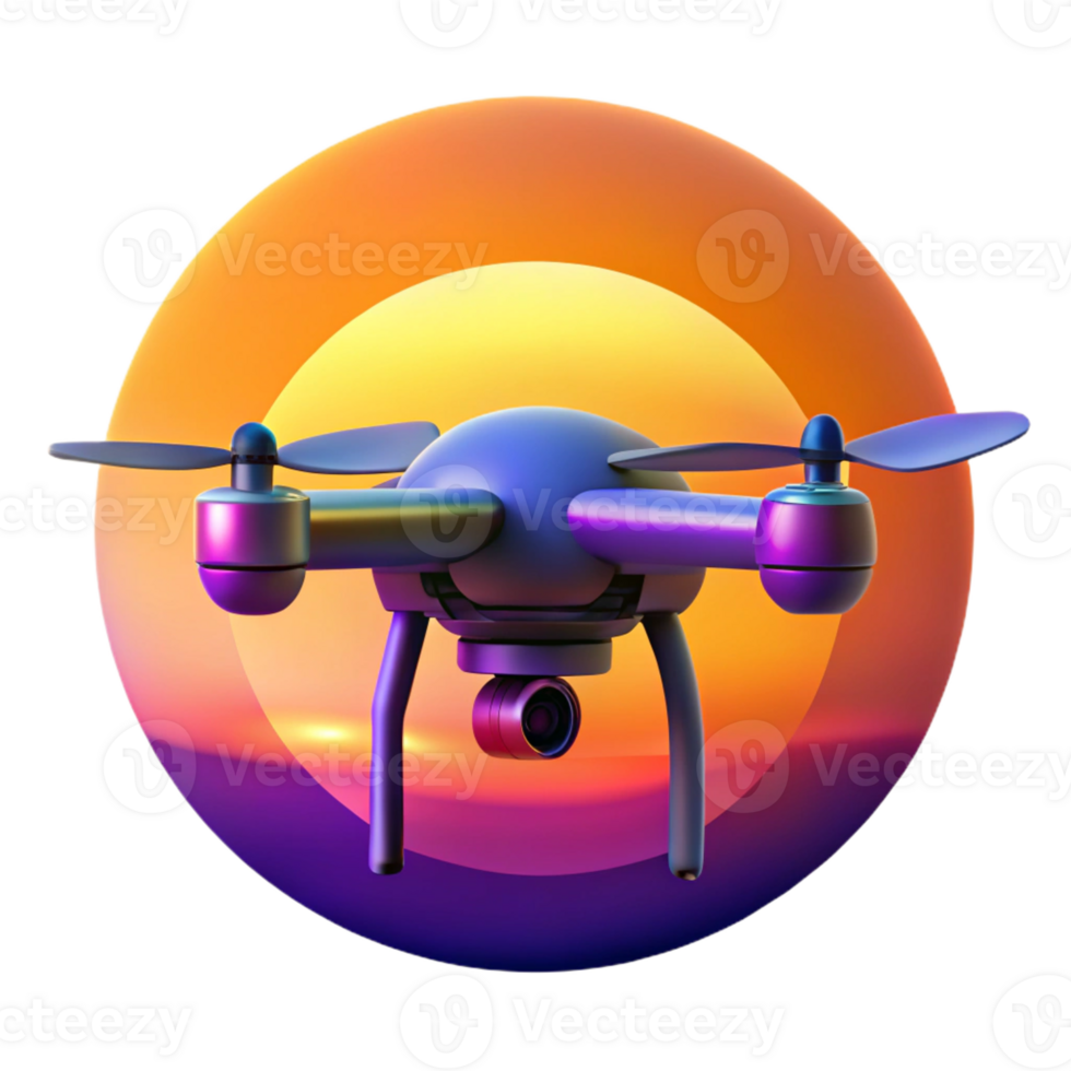 extraordinary rustic extraordinary artistic A Solitary Drone Silhouetted Against a V premium high resolution png