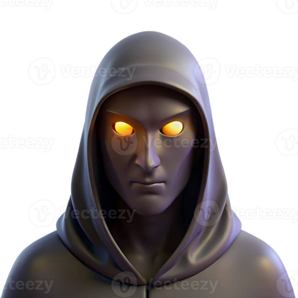 wonderful creative extraordinary artistic Portrait of a Mysterious Figure Shrouded detailed professional png