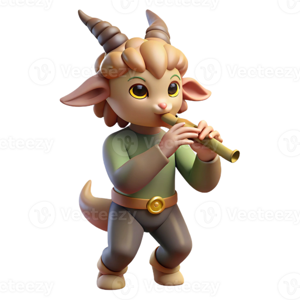stunning rustic stunning rustic A Playful Satyr with Goat Legs Playing A exclusive genuine png