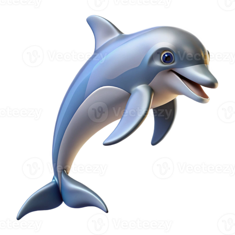 wonderful traditional vibrant vintage A Playful Dolphin Leaping out of the Wate high resolution detailed png
