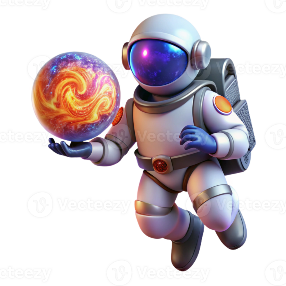 beautiful classic A lone astronaut floating in space, holding a glowing orb of data, surrounded by swirling nebulae. Photorealistic style, dramatic lighting, sense of awe and wonder authentic png