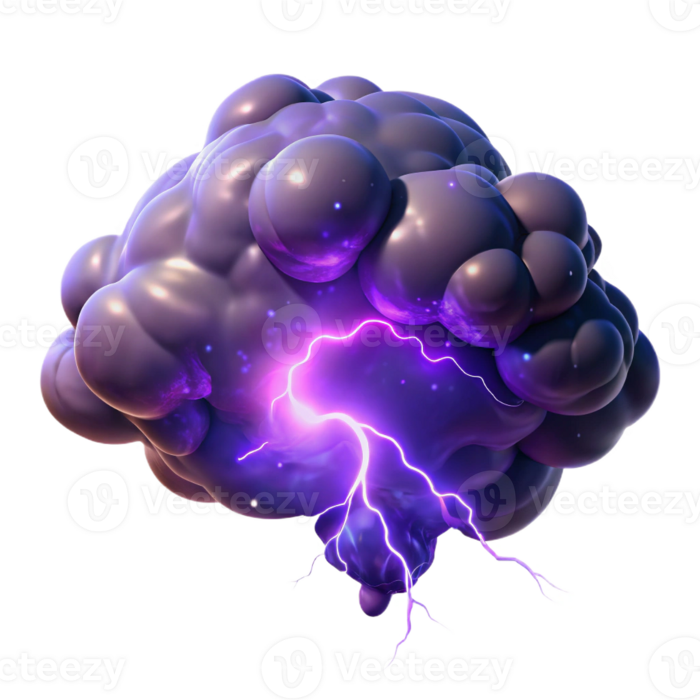 dramatic artistic A cosmic storm raging in the void, filled with lightning and swirling nebulae. Dramatic, dynamic lighting professional png