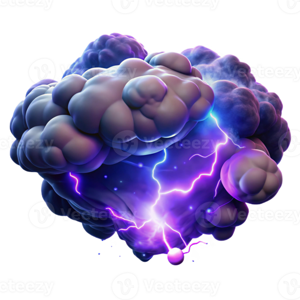 vibrant minimalist A cosmic storm raging in the void, filled with lightning and swirling nebulae. Dramatic, dynamic lighting detailed png
