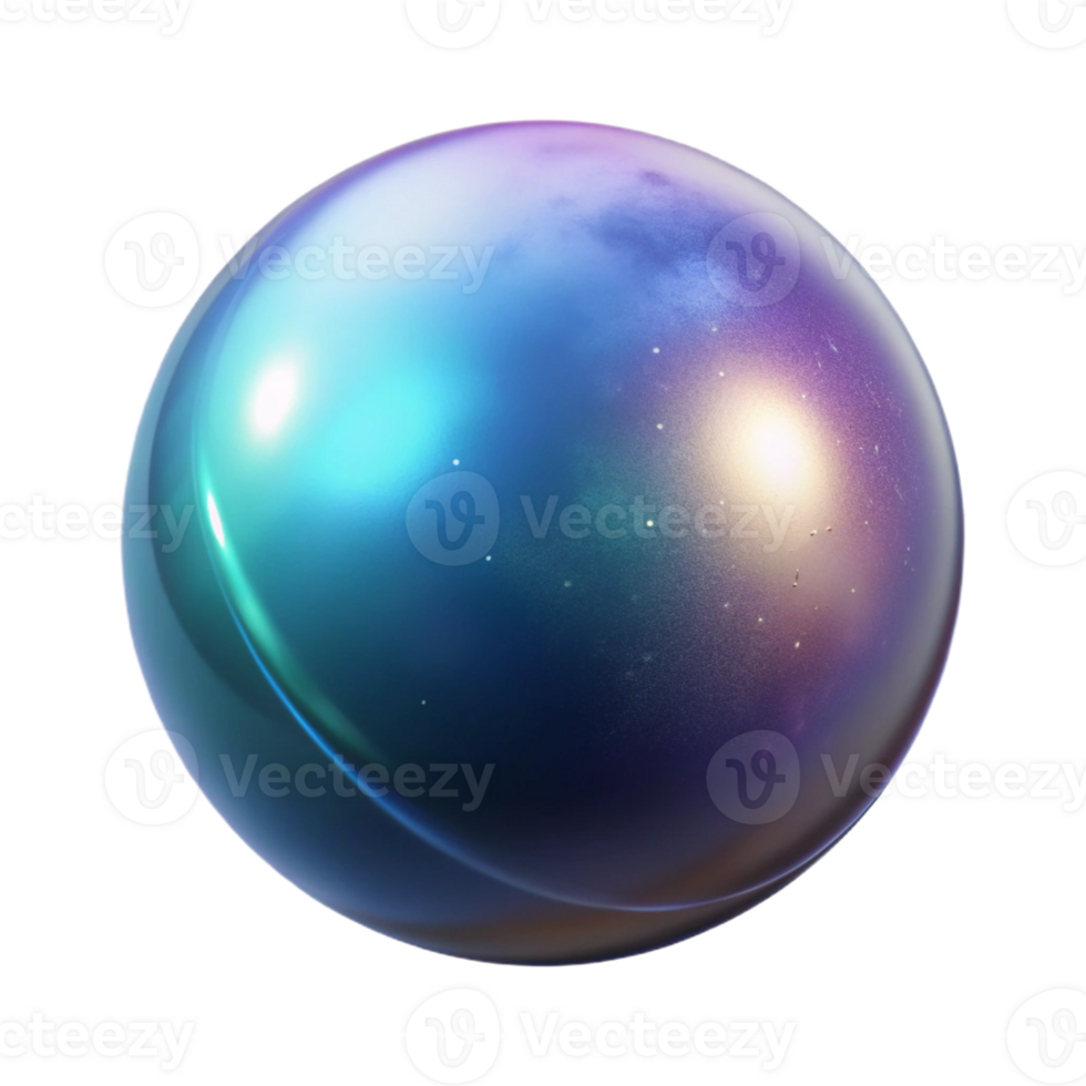 stunning classic A single, perfect sphere reflecting the light of distant galaxies. Abstract, minimalist style premium png