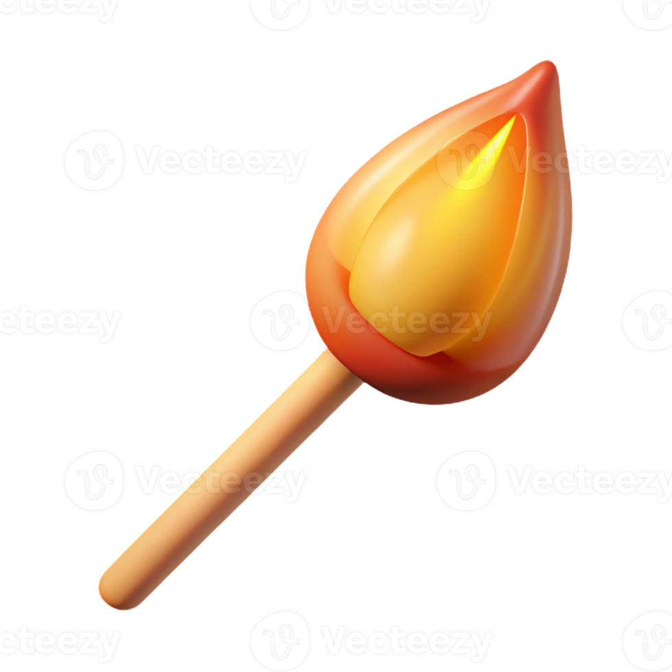 stunning artistic A single, lit match, glowing ember, dark background, minimalist still life authentic png