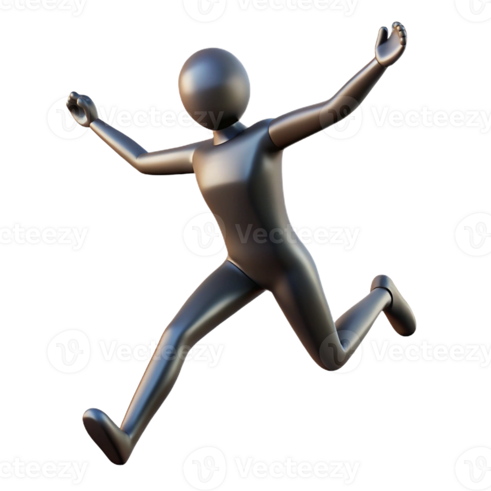 stunning traditional A human silhouette jumping, dynamic pose, stark contrast lighting, minimalist action shot original png